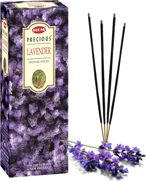 HEM Lavender Incense Sticks, Pack of 120, Natural Relaxing Aromatherapy Gift Set