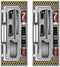 Beistle Set of 2 Plastic Spaceship Door Covers - Outer Space Galaxy Alien Theme Birthday Decorations