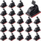120 Pieces Outdoor Cable Clips, Adhesive Wire Holder Organizer for Christmas Fairy Hanging Light Home Decoration