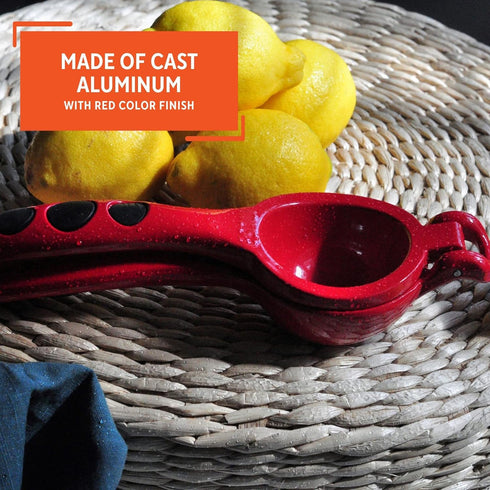 IMUSA USA Red Lemon/Lime Squeezer, One Size