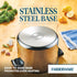 Farberware Classic Series 8-Quart Stainless Steel Covered Straining Stockpot with Lid, Silver