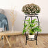 2 26.6" CASIMR Tier Plant Stand Indoor Outdoor, Tall Metal Potted Holder Rack Multiple Flower Pot Stand Heavy Duty