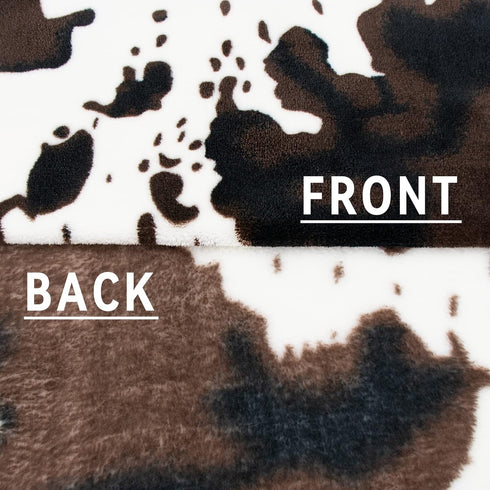 Cozy 50"x60" Cow Print Blanket Soft Cute Throw for Couch Bed Sofa, Fleece Western Farmhouse Cows Room Decor, Gifts