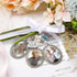 Wedding Bouquet Charm - Bridal Lacy Oval Photo Charm for Wedding Memory, Memorial Bride Angel Pendant for Bridal Shower