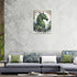 Dragon Wall Art, Green Dragon Pictures, Nature Painting, Modern Home Decoration for Bathroom, Living Room, Bedroom