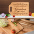 Engraved Bamboo Cutting Board for Grandma, 12.3"L x 8.7"W x 0.4"Th, Birthday Gifts from Grandkids