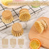 Abizarch 6pcs Bamboo Dish Brush Replacement Heads, Wooden Dish Brushes for Cleaning Kitchen Wood Dish Scrubbers Washing