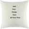 Custom Design Outdoor/Indoor Throw Pillowcase, Personalized Love Photo Wedding Keepsake, 18" x 18"