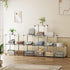 HOMIDEC 6-Cube Storage Organizer, Closet Shelf Bookcase with Metal Hammer for Kids and Bedroom