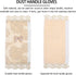SOLUSTRE 4pcs Refrigerator Handle Gloves, Oven Handle Cover, Kitchen Appliance Accessories Fabric Beige Lace Protector