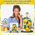 2 Summer Set Countertop Shellwei Pcs Lemon Paper Towel Holder with Round Base Lemon Bathroom Kitchen Decor Yellow