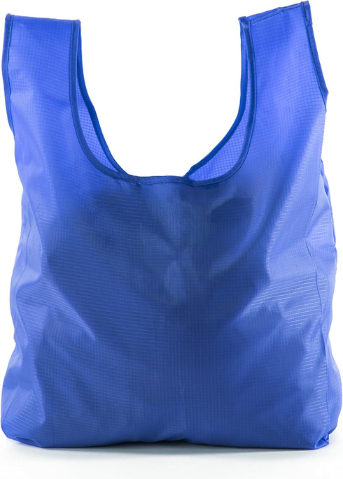 Foldable Reusable Grocery Bags with Integrated Pouch