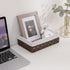 Countertop Set 2 Small Storage Basket With Liner,Wicker Decorative Basket for coffee table,RectangleTray,Bathroom