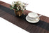12x54 inch SHACOS Table Runners Woven Vinyl Table Mats for Kitchen Dining Table Non Slip Washable, Ombre Coffee Black