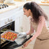 Baking Sheet with Silicone Mat Set of 4 - 2 Sheets + 2 Mats, Deedro Stainless Steel Baking Pan