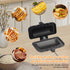 Breakfast Sandwich Maker, Double-Side Hot Dog Toaster with Removable Handle for Pancakes and Omelets