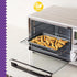 Wilton Perfect Results Toaster Oven Baking Sheet Pan, 2-Piece Crisper Tray Set, Black Steel
