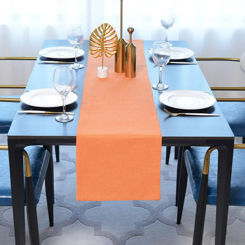 NATUS WEAVER 12 36 Inches Dinning Table Runner Cloth x Farmhouse Kitchen Coffee Burlap Table Runner Cloth for Holiday