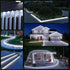50FT 360 8 4 LED Waterproof Rope Lights Outside with Remote, Modes and Brightness Tube Lights for Christmas, Bedroom