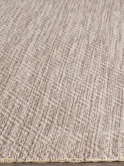 SAFAVIEH Courtyard Collection 2'7" x 5' Indoor-Outdoor Area Rug | Beige / Beige CY8520 | Waterproof Easy-Cleaning
