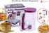 Pancake Batter Dispenser with Spring-Loaded Handle for Pancake Waffle Maker, Kitchen Accessory Mixing Cup (Purple)