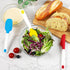 Webake Mini Silicone Spatula Set, Non-Stick Small Spatulas with Sturdy Handle, Nice for Small Jars and Cans, Mixing, Cooking and Baking, Heat Resistant and Dishwasher Safe, Great for Kitchen Use by Webake