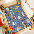 3'5' Car Track Rug Blue Road Rug for Kids, Car Traffic Road Play Mat for Kids Room Bedroom Decor