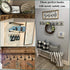 Rustic Entryway Hooks - 12 Pack Farmhouse Hooks with Metal Screws, Black Decorative Wall Mounted Coat Rack