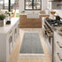 2x4.3 Lahome Belle Boho Kitchen Runner, Bathroom Runner Rug Lightweight Entryway Rug Woven Cotton Throw Mat