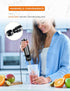 COMMERCIAL CHEF Immersion Blender, Multi-Purpose Hand Blender with Stainless Steel Blade, Handheld Mixer with 8 Speed