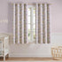 jinchan 95% 63 Inch Grommet Set 2 Nursery Curtains Blackout Purple Floral Curtains for Girls Room, Length Farmhouse