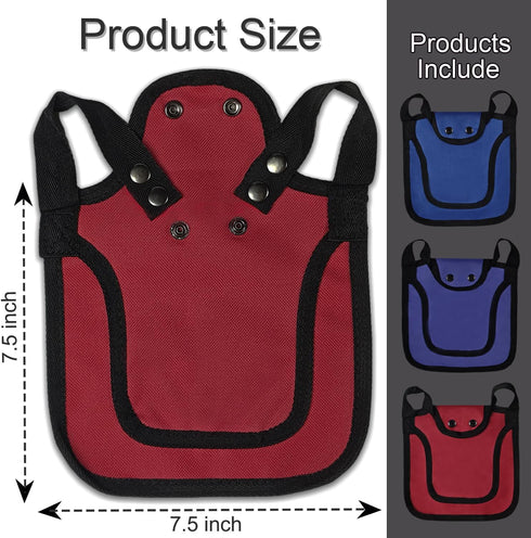 OIUXIMT 3 5-7.6lbs Pieces Premium Chicken Saddles with Adjustable Straps - Outdoor Hen Saddles - Chicken Sweater Aprons
