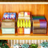 Yieach 2 Pack Stackable Snack Organizer for Pantry Shelf,Clear Pantry Organizers and Storage Bins