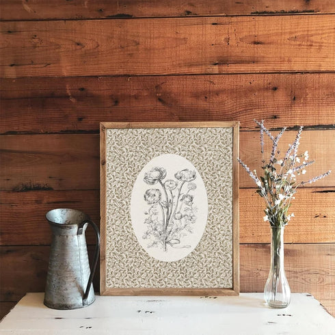8" 10"-UNFRAMED) uniro Neutral Vintage Floral Wall Art Prints, Bedroom Nursery Wall Painting Canvas Prints Cottage Oil