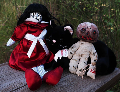 13" Lily: Host a Ghost Creepy Haunted Doll for Protection from Ghosts. Lizzie Borden House Scary Doll for Halloween