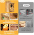 9" 14.5") Screech Owl House, Owl Bird Box Large Handmade Wooden Circular Opening Screech Box for Outside with Mounting