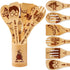 Wooden Spoons for Cooking Utensils Set 7pcs - Harry Gifts for Women Kitchen Accessories, Magic Wizard Spoon