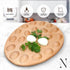 Namre' 24 Deviled Egg Tray Wooden Holder for Eggs Reversible Oval Platter & Charcuterie Board, Easter Deviled Egg