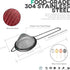 Homestia 304 Stainless Steel Fine Mesh Strainer, Liquid Strainer Cup for Food, Drinks, Tea, Coffee, Juice, Noodles,