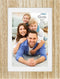 Icona Bay 5x7 Mat to 4x6 Ash Brown Picture Frame - Solid One-Piece Wood Composite, Modern Farmhouse Design
