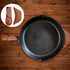6 Pieces Cast Iron Handle Cover, Handmade Thick Skillet Handle Cover for Kitchen, Rustic PU Leather