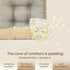 Vicatiful Ties,Set 2 Non-Slip Rocking Chair Cushion,Extra Large Linen Thick Chair Pads,Durable High Back Seat Cushions
