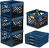 CleverMade Collapsible Milk Crate 25L (6.6 Gal) 3 Pack, 50 lb Capacity