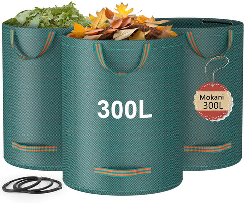 Mokani Reusable Yard Waste Bags, 79 Gallon Lawn and Leaf Bags 3