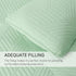 Exclusivo Mezcla Ultrasonic King Quilt Bedding Set - Lightweight Sage Green Bedspreads, 1 Quilt and 2 Pillow Shams