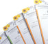 OUTSHINE 6x9 Sunflower Hardcover Recipe Binder: Blank Recipe Book for Your Own Recipes