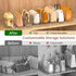 2-Pack Closet, Closet, SURETIVIAN Purse Organizers for Adjustable Small Shelf Divider Rack for Clear Handbag Storage