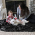 Bedsure GentleSoft Fleece Throw Blanket, Black, Lightweight Plush Cozy Soft Blanket for Couch, 50x60 inches