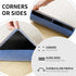 12PCS Non Slip Rug Grippers, Anti Slip Carpet Pads for Hardwood Floors/Tile/Mats, Keep Area Rugs Flat and Easily Peel