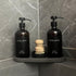 Ronasip Set 5 Set 16 Oz of Kitchen Soap Dispenser Glass Hand Dish Soap Dispenser with Stainless Steel Pump, Cement